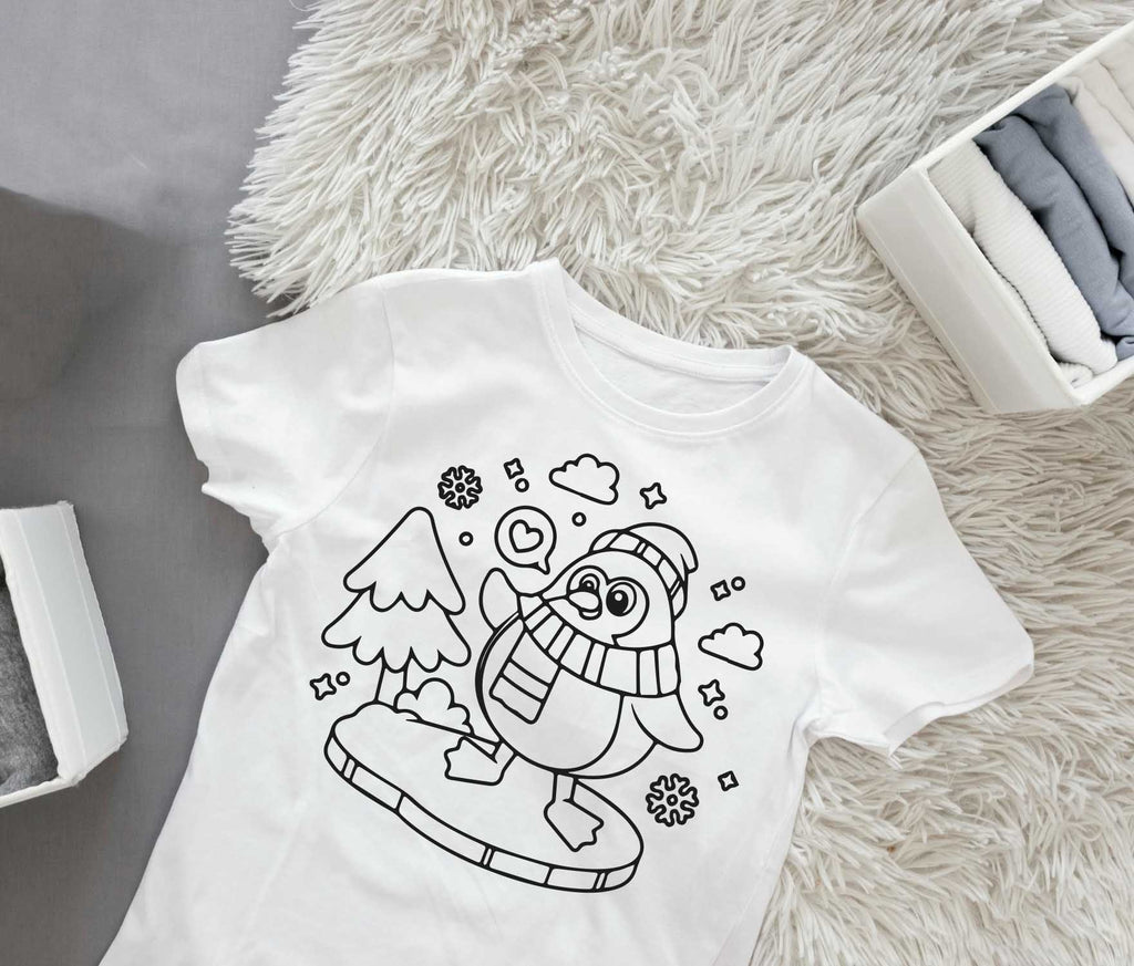 Ausmal Premium T-Shirt - PINGUIN - AC Designs