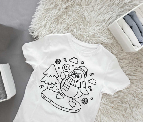 Ausmal Premium T-Shirt - PINGUIN - AC Designs