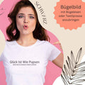 Bügelmotiv - GLÜCK IST WIE PUPSEN...