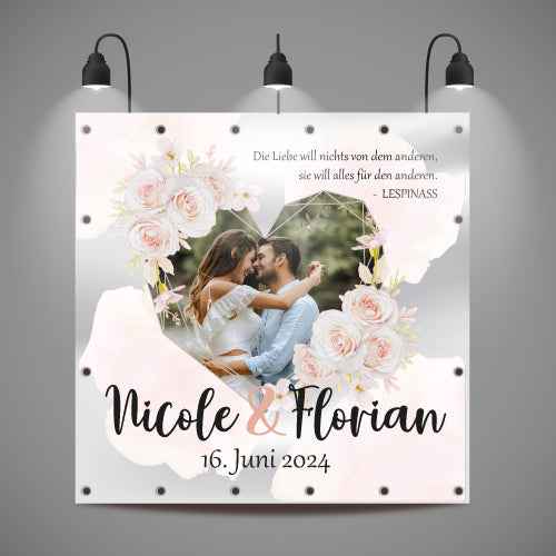 Hochzeitsbanner - ROSEN