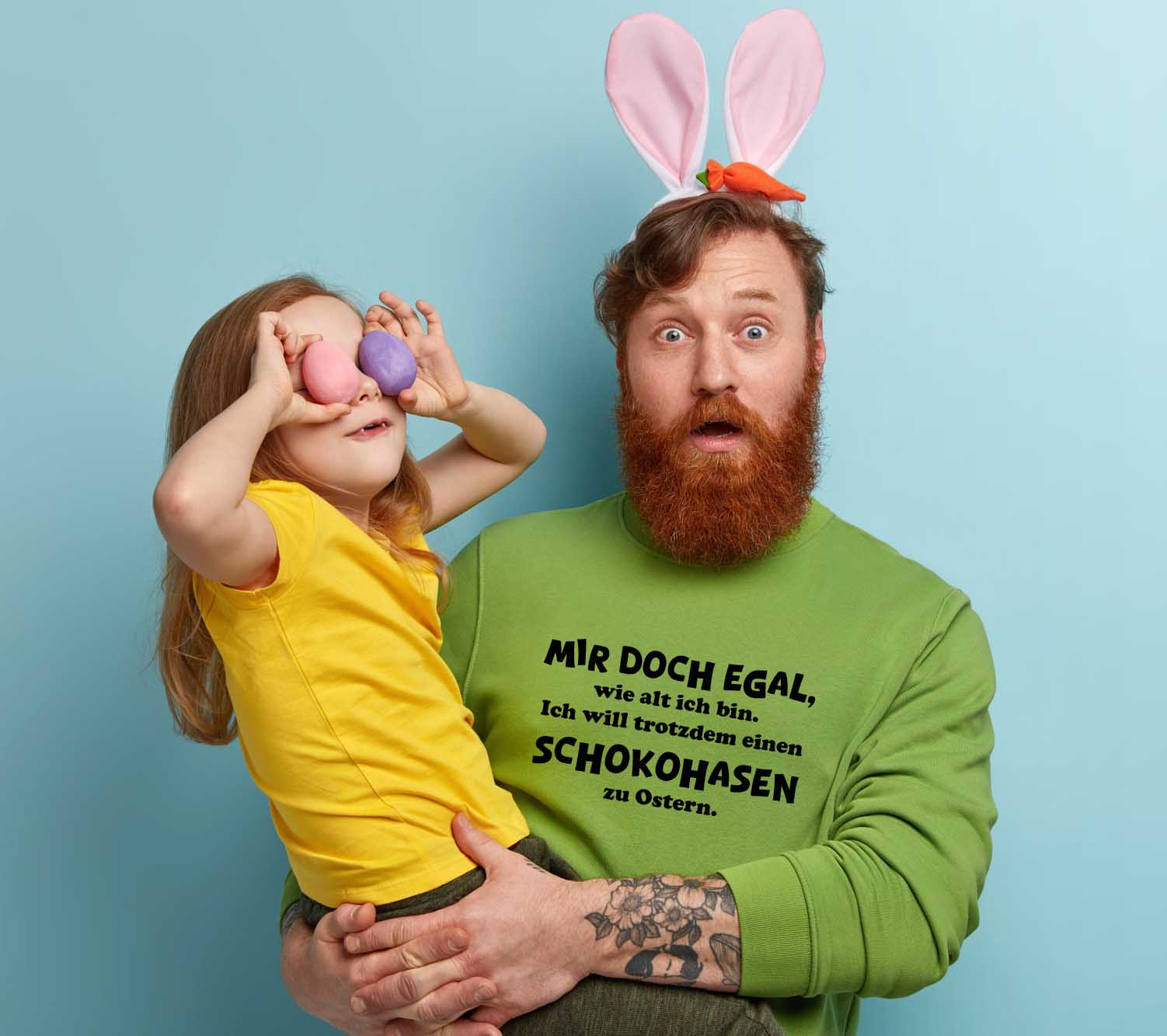 Schokohasen Spruch SVG | Mir doch egal wie alt ich bin Plotterdatei | Lustige Oster Datei | Cricut Silhouette SVG PDF JPG | Download