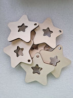 Holzanhänger „Stern“ – 8x8 cm, lasergeschnitten, Sperrholz