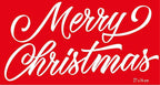 Bügelmotiv - MERRY CHRISTMAS + SCHNEEFLOCKEN