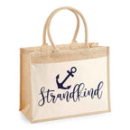 Jutetasche "STRANDKIND" – Dein stylischer & nachhaltiger Begleiter für alle Abenteuer!