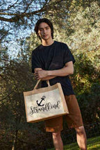 Jutetasche "STRANDKIND" – Dein stylischer & nachhaltiger Begleiter für alle Abenteuer!