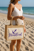 Jutetasche "STRANDKIND" – Dein stylischer & nachhaltiger Begleiter für alle Abenteuer!