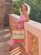 Jutetasche 'STRANDKORB' - Bedruckter Sommertrend aus Naturmaterial - AC Designs