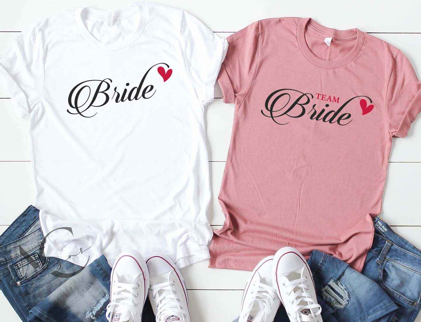 Bügelmotiv BRIDE| TEAM BRIDE ❤