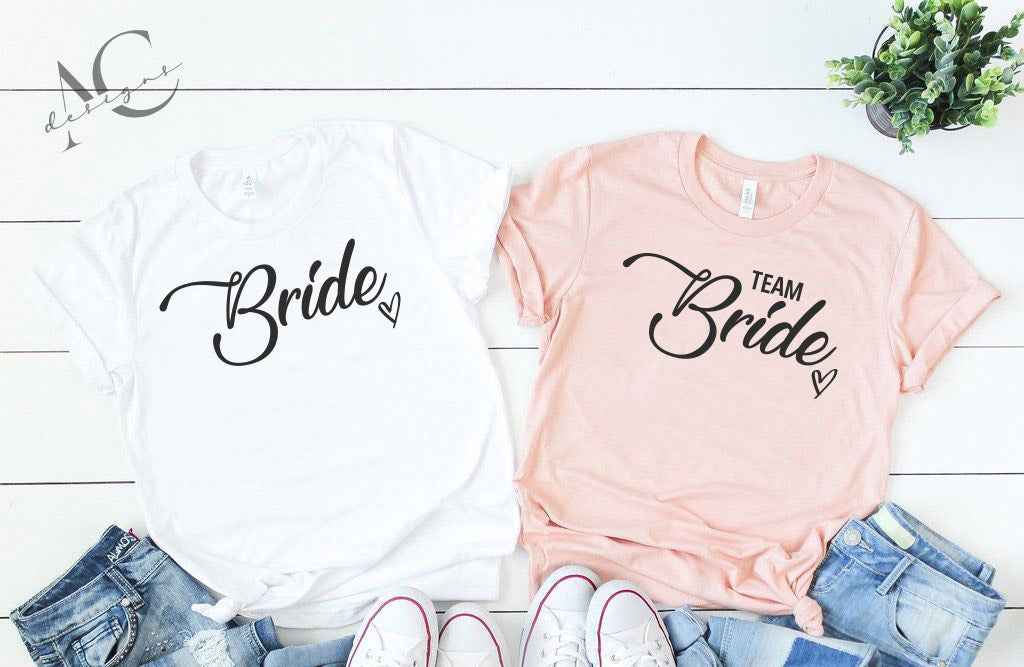 Bügelmotiv BRIDE| TEAM BRIDE ♡
