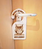 Türanhänger aus Holz  - „BITTE NICHT STÖREN“