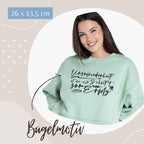 Bügelmotiv -  UNZUFRIEDENHEIT IST DER ERSTE SCHRITT ZUM ERFOLG