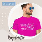 Bügelmotiv -  UNZUFRIEDENHEIT IST DER ERSTE SCHRITT ZUM ERFOLG