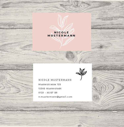 Visitenkarten FLOWER