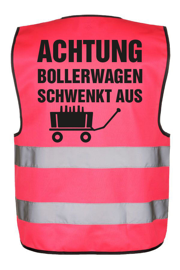 Warnweste - ACHTUNG BOLLERWAGEN - AC Designs