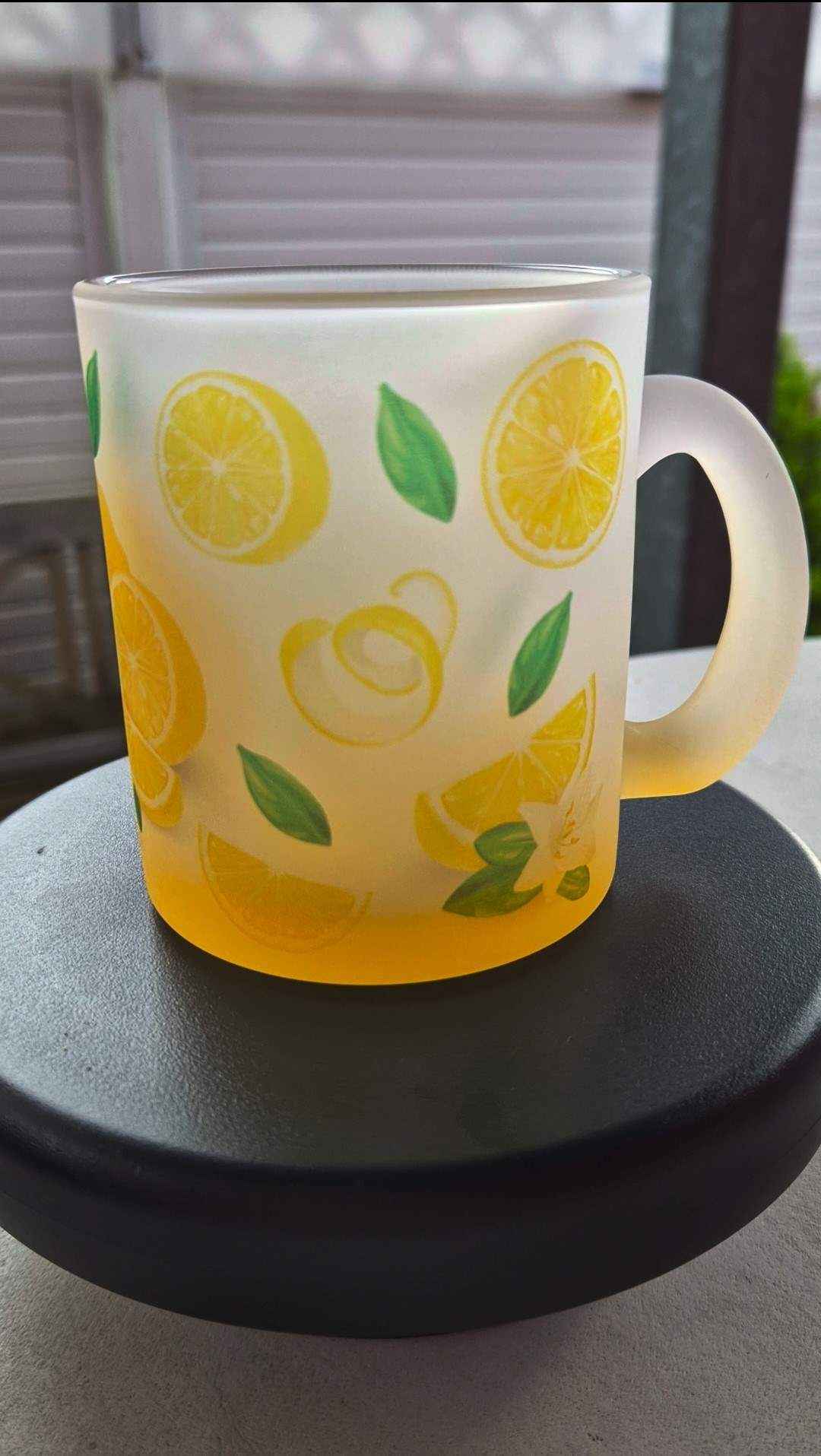 Glasbecher - ZITRONE