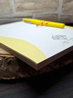 Sternzeichen ZWILLINGE Notizblock A5 inkl. Grußkarte