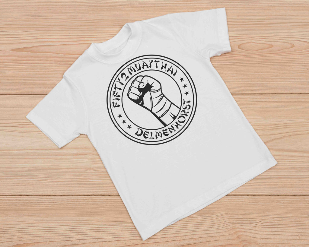 Kids´ T-Shirt mit Brustaufdruck "Faust" - AC Designs