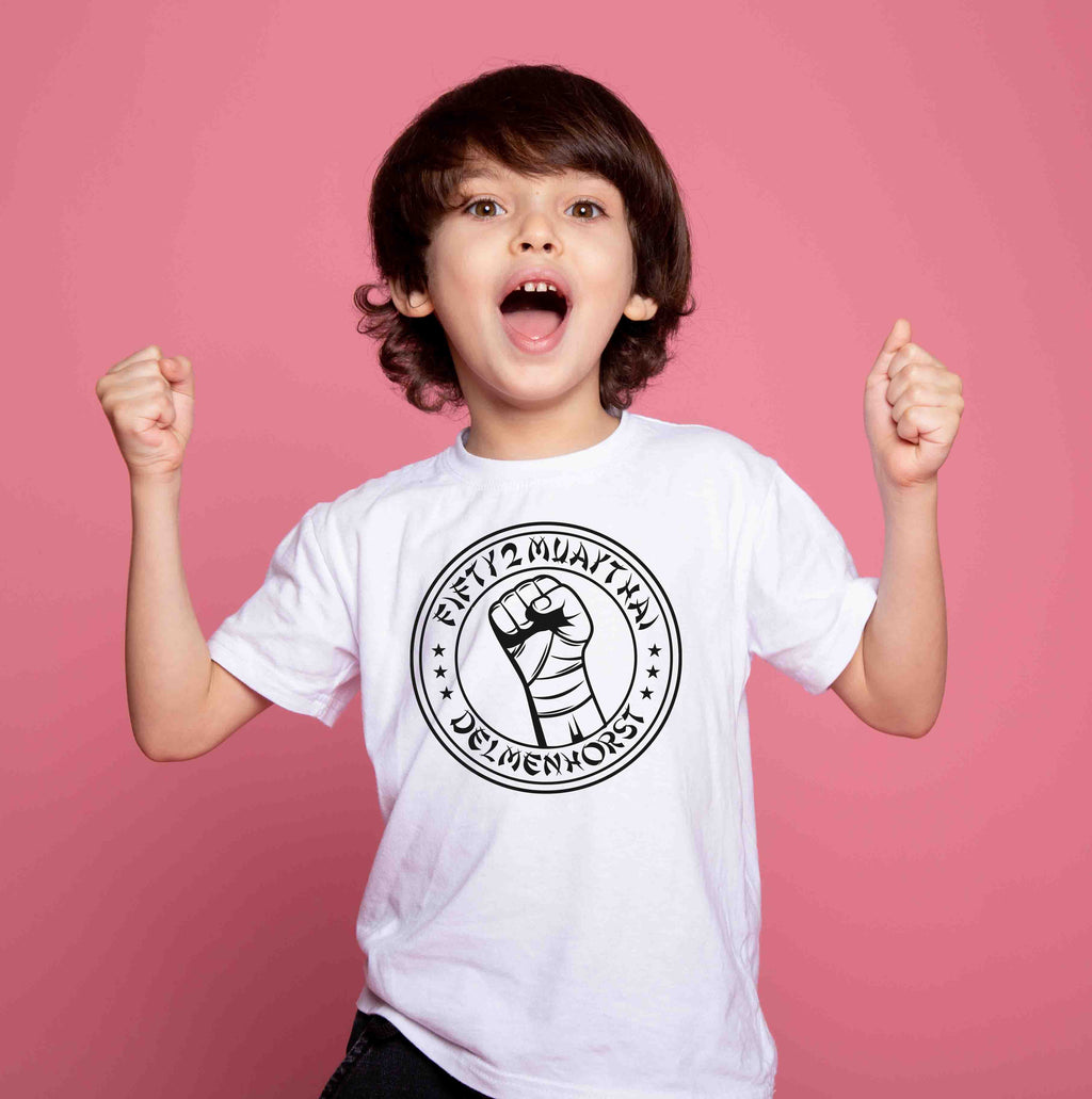 Kids´ T-Shirt mit Brustaufdruck "Faust" - AC Designs
