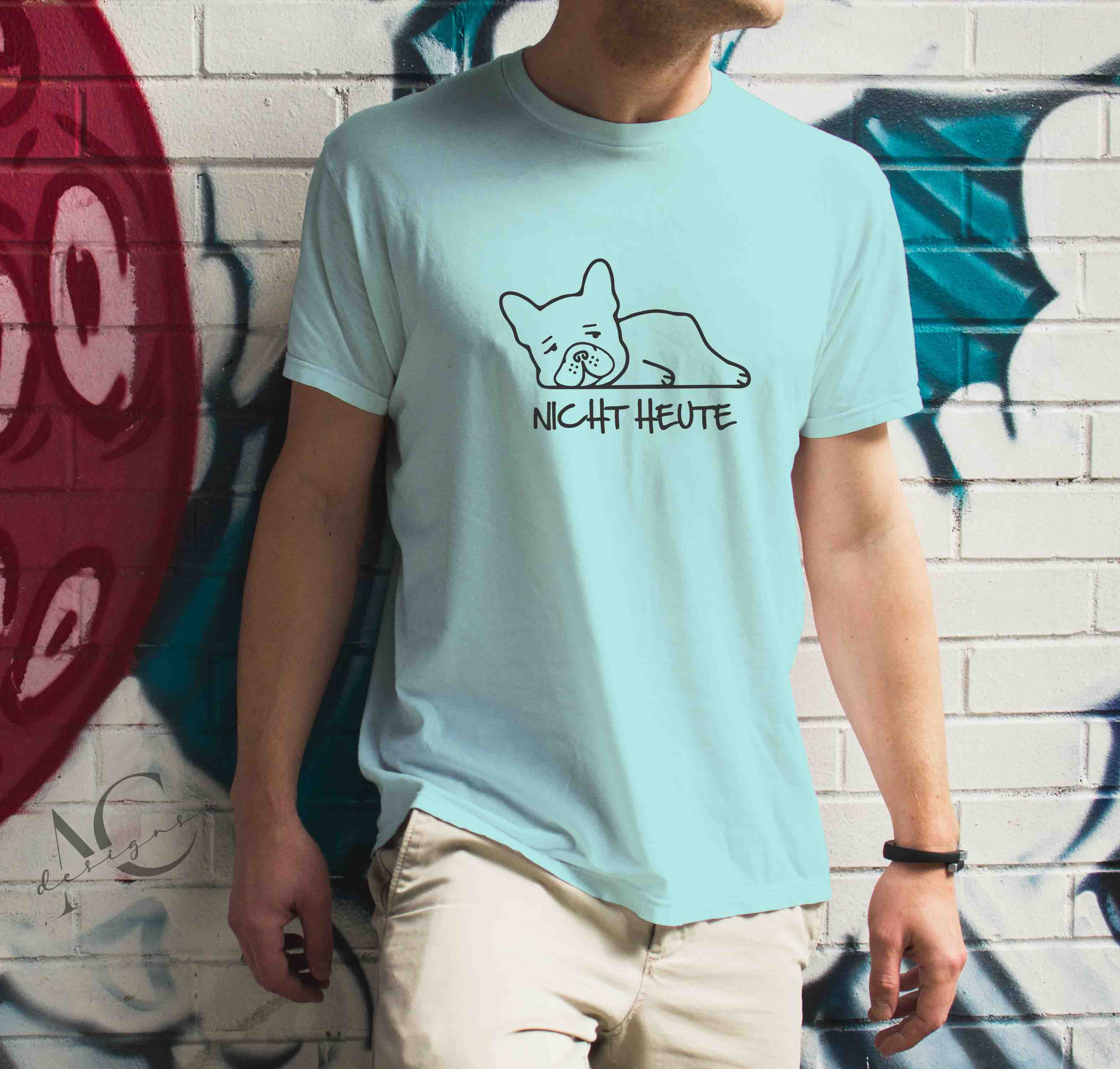 Bügelmotiv - NICHT HEUTE - NOT TODAY - AC Designs