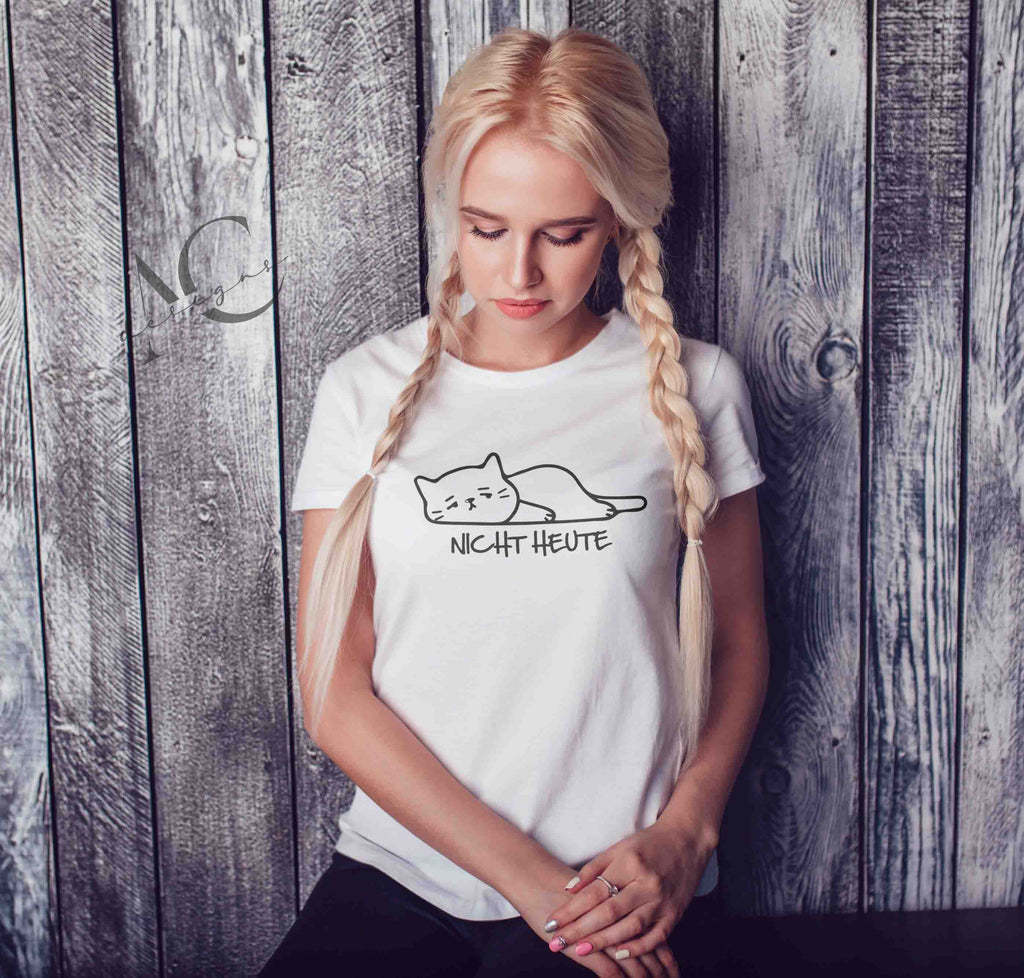 Bügelmotiv - NICHT HEUTE - NOT TODAY - AC Designs
