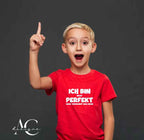 Bügelmotiv - ICH BIN NICHT PERFEKT,...