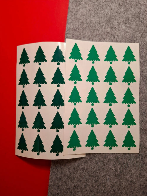 Aufkleber Bogen - TANNENBAUM AC Designs