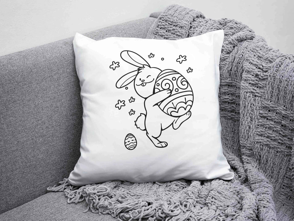 Ausmalbügelmotiv - OSTERHASE MIT EI