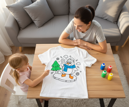 Ausmalbügelmotiv - PINGUIN