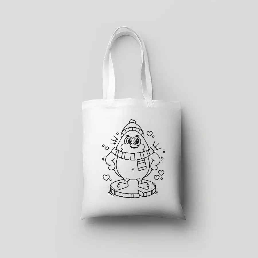 Ausmalbügelmotiv - PINGUIN II