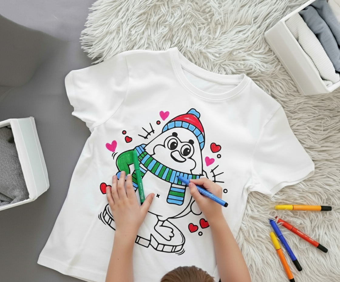 Ausmalbügelmotiv - PINGUIN II