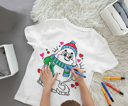 Ausmalbügelmotiv - PINGUIN II