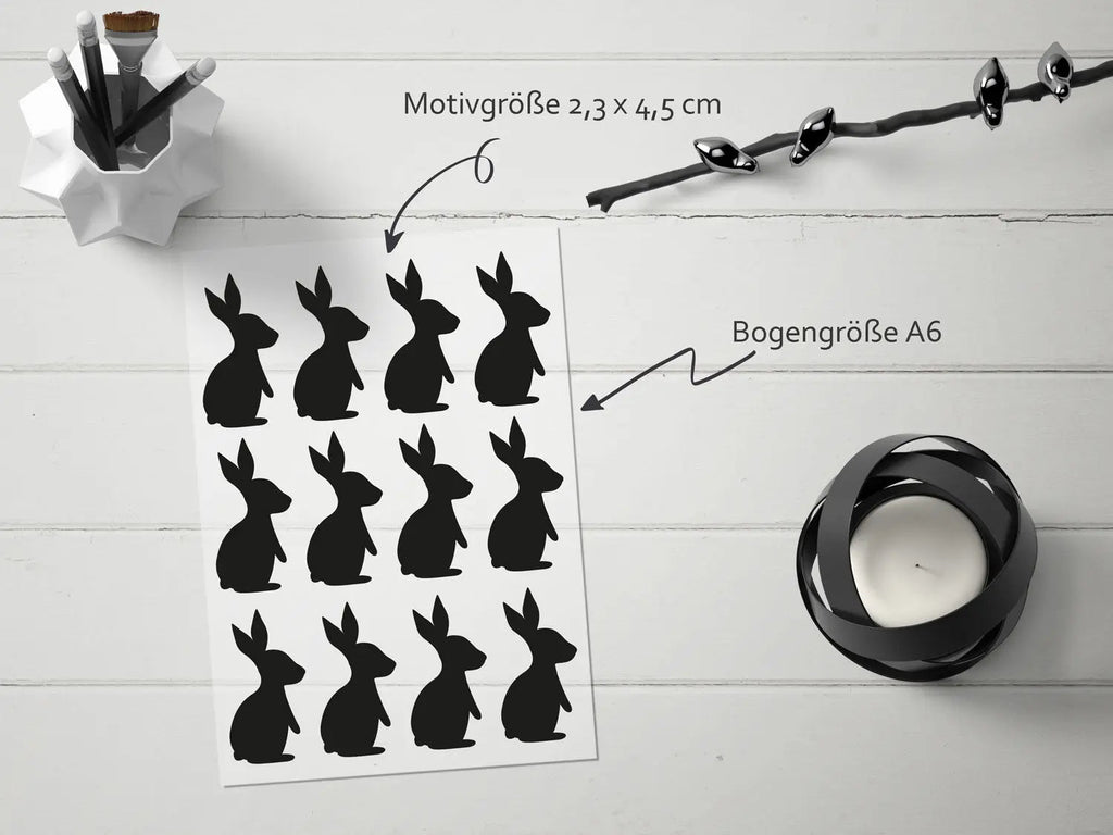 Bügelmotiv Bogen - HASE AC Designs