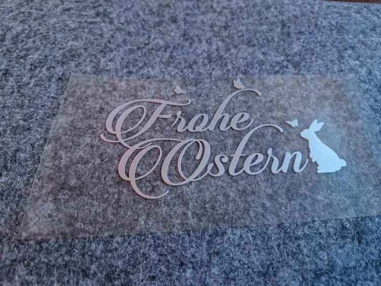 Bügelmotiv -  FROHE OSTERN