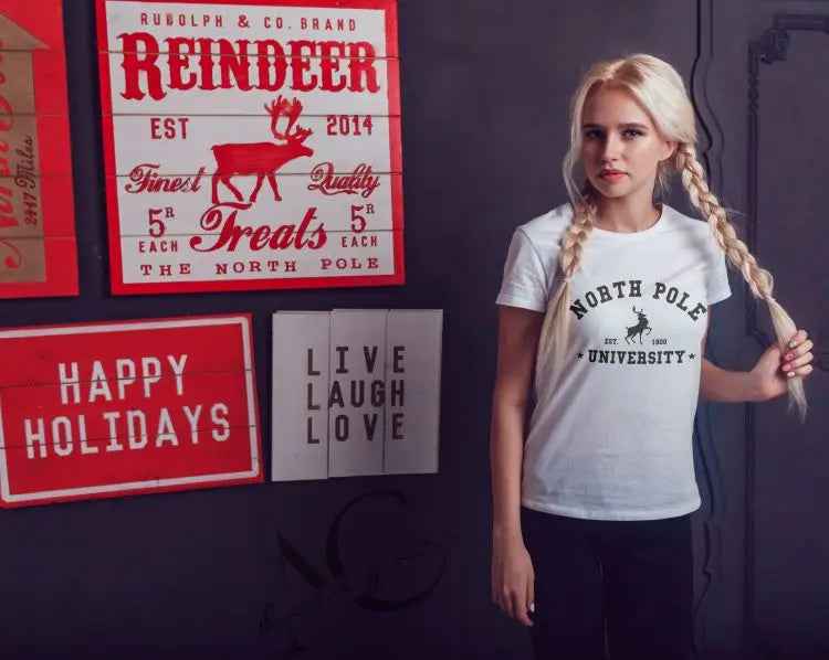 Bügelmotiv - NORTH POLE UNIVERSITY