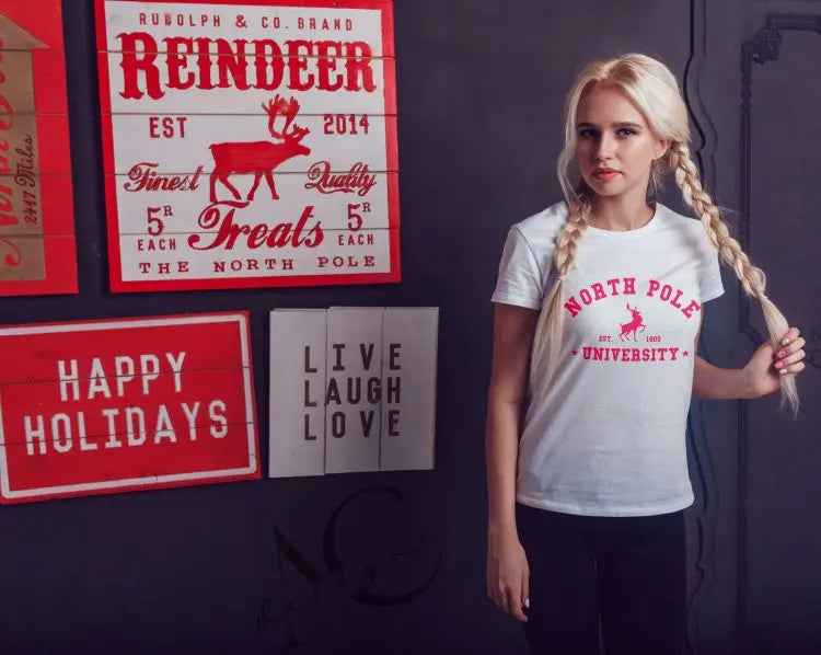 Bügelmotiv - NORTH POLE UNIVERSITY