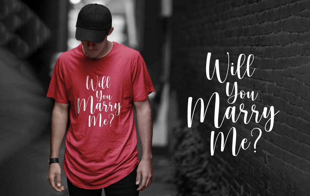 Bügelmotiv - WILL YOU MARRY ME