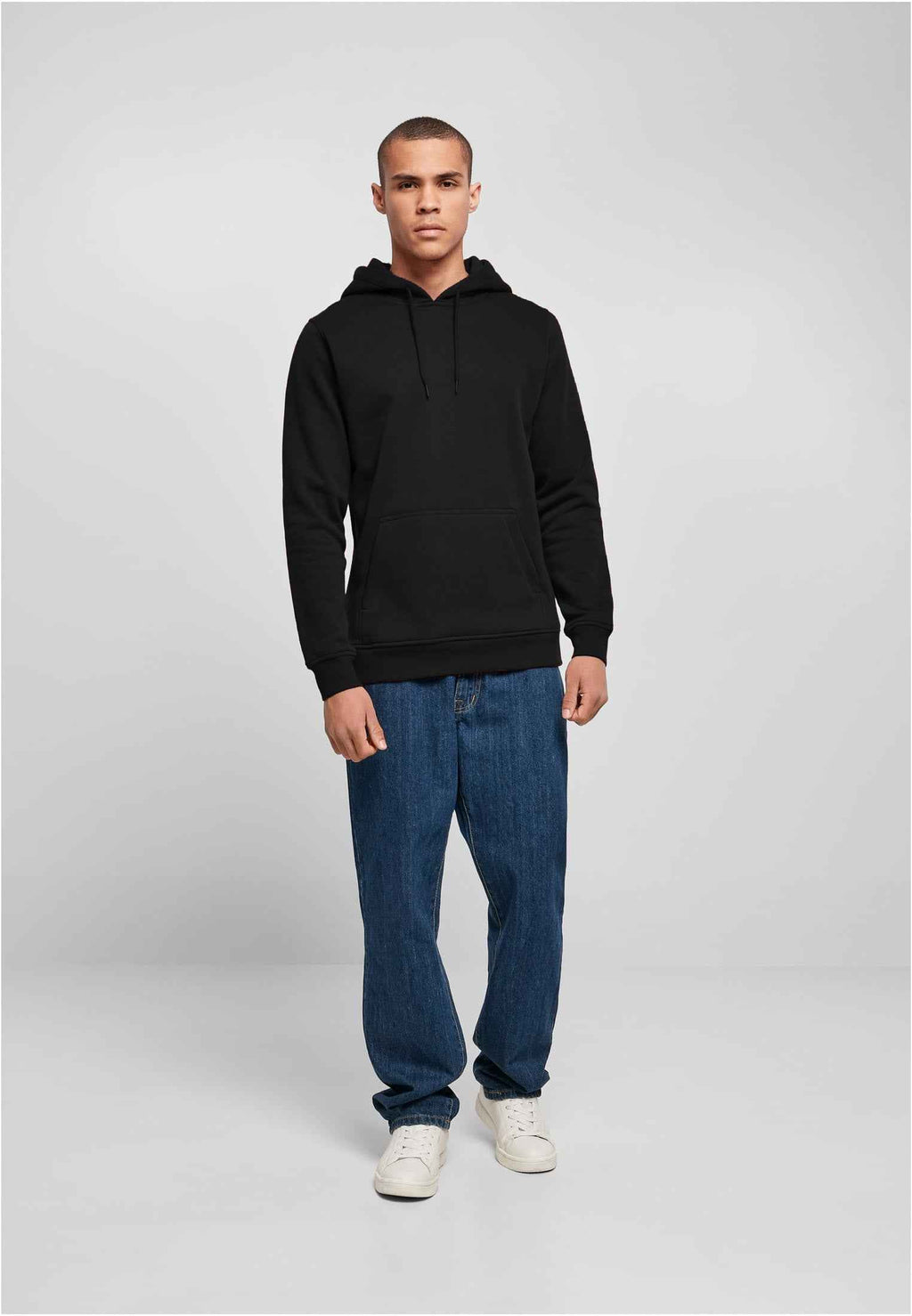 Schwerer Kapuzenpullover | Lang geschnitten