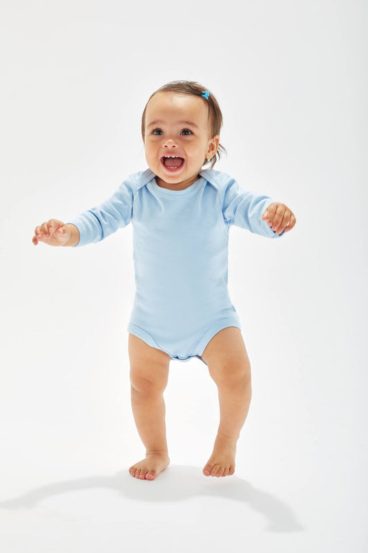 Langarm Baby Bodysuit |  Bio-Baumwolle