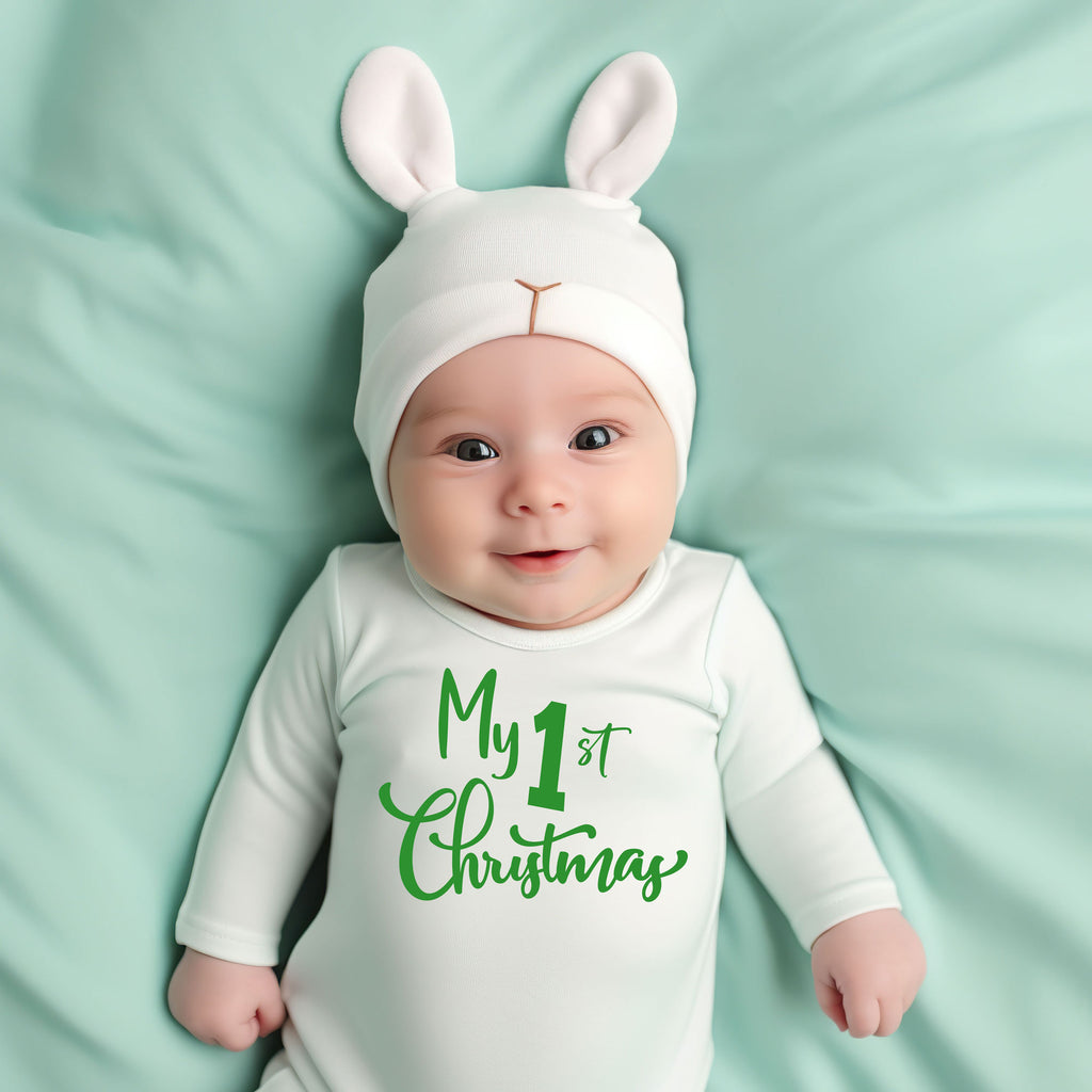 Baby Body langarm -  MY FIRST CHRISTMAS - AC Designs
