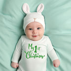 Baby Body langarm -  MY FIRST CHRISTMAS - AC Designs