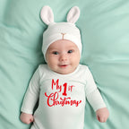 Baby Body langarm -  MY FIRST CHRISTMAS - AC Designs
