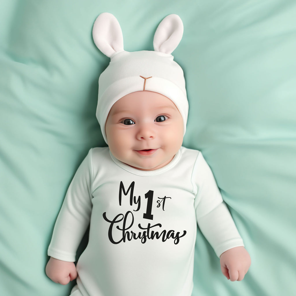 Baby Body langarm -  MY FIRST CHRISTMAS - AC Designs