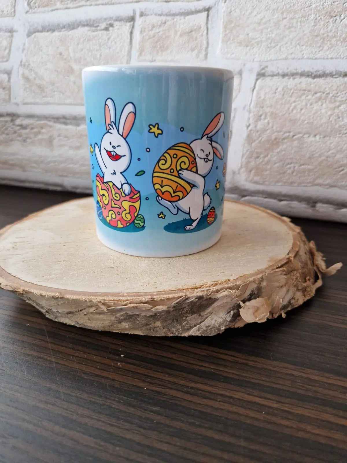 Becher - OSTERHASEN in blau