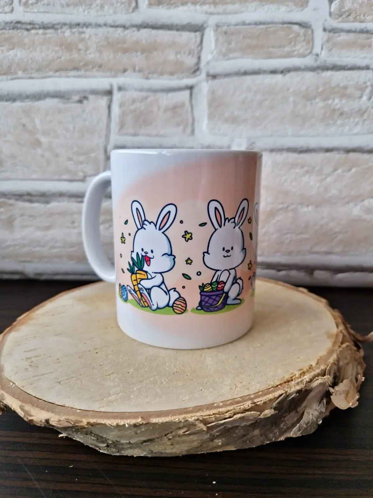 Becher - OSTERHASEN in rosa