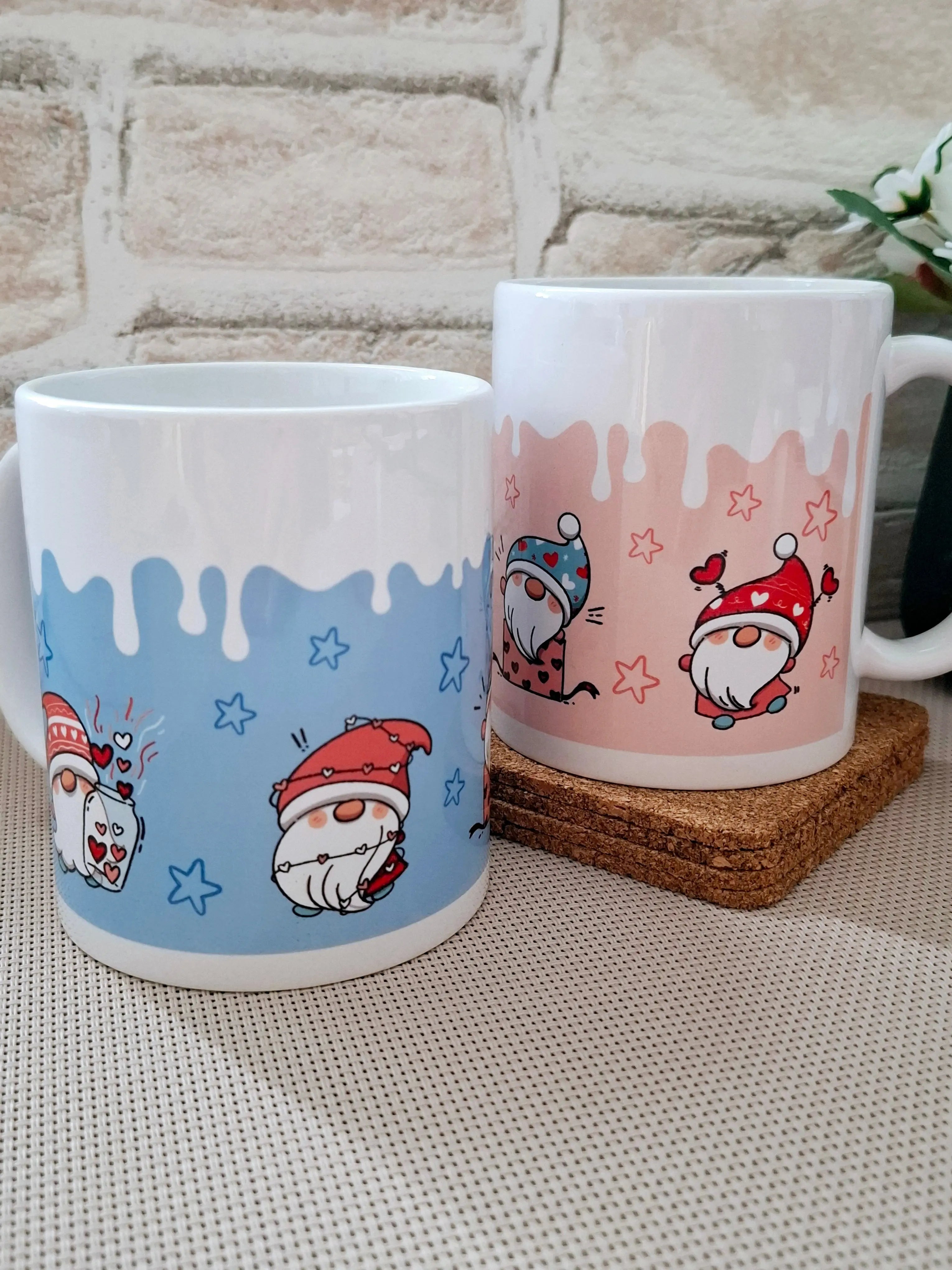 Becher - WINTER TROLLE in hellblau AC Designs
