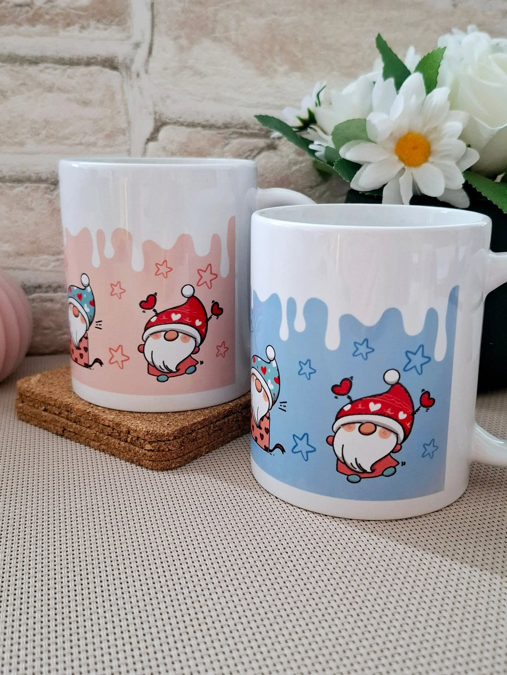 Becher - WINTER TROLLE in rosa AC Designs