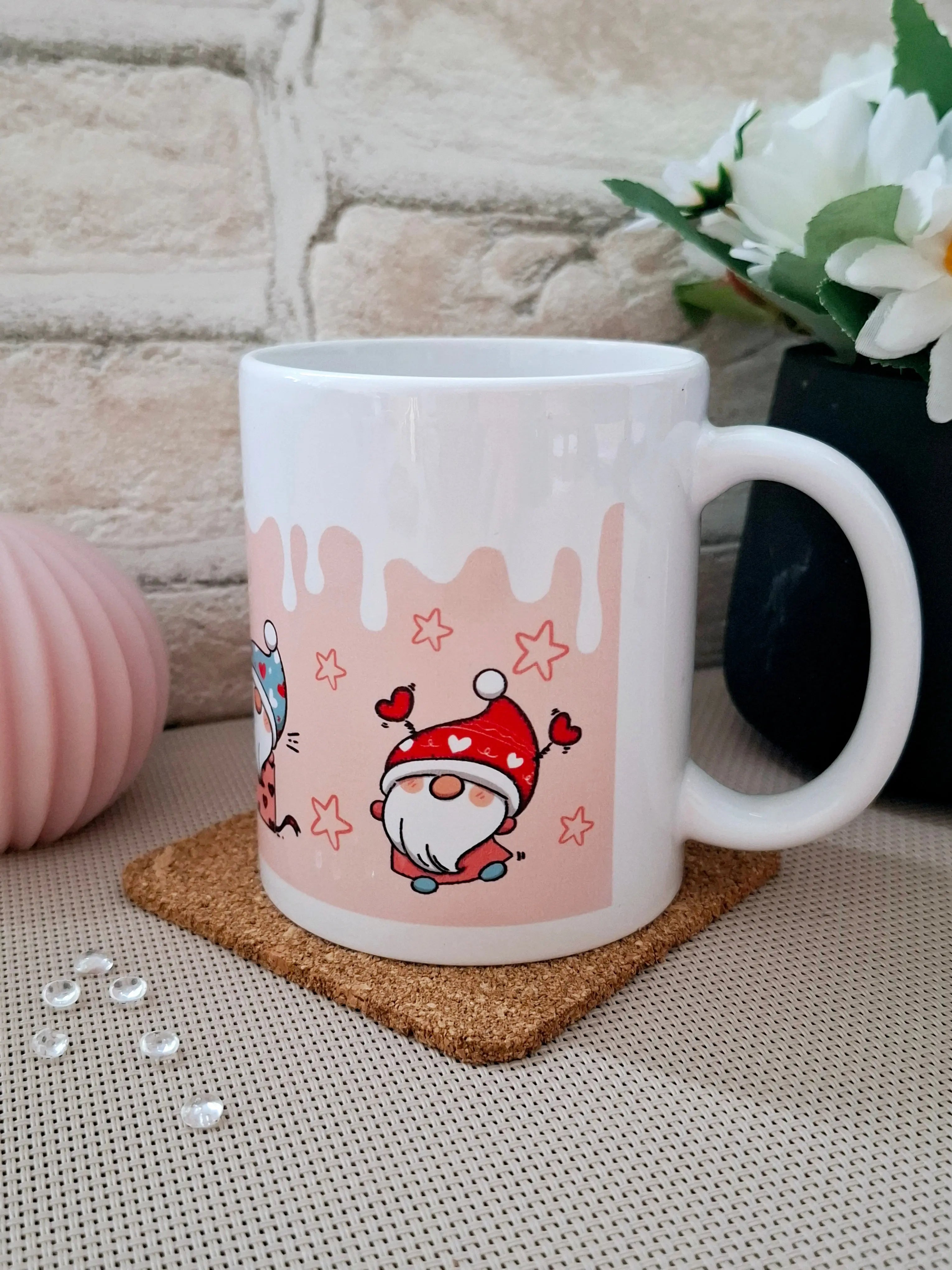 Becher - WINTER TROLLE in rosa AC Designs