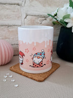 Becher - WINTER TROLLE in rosa AC Designs