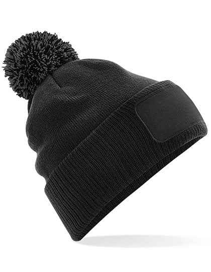 Snowstar® Patch Beanie mit Aufdruck "52"