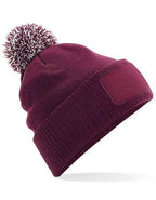 Snowstar® Patch Beanie mit Aufdruck "52"